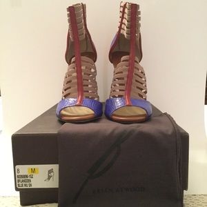 B Brian Atwood Langden Gladiator Sandal (Sz 8)